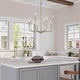 preview thumbnail 8 of 8, The Gray Barn Modern 8-Light Chandelier Windy Bracken Ceiling Lighting for Living Room - D 27"X H 36"