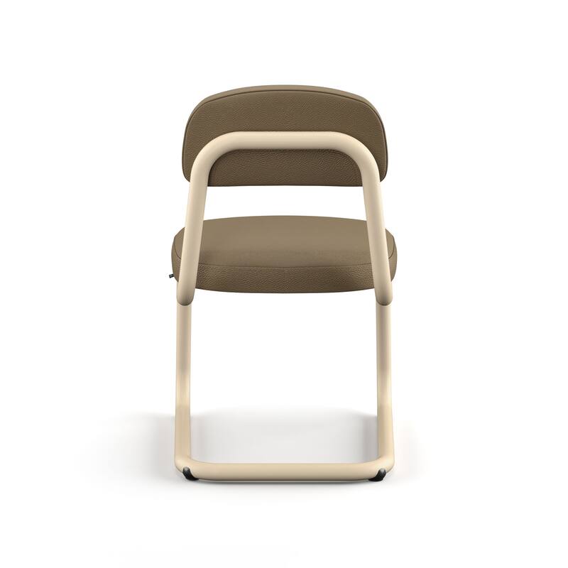 Amisco Flynn Upholstered Dining Chair with Metal Base