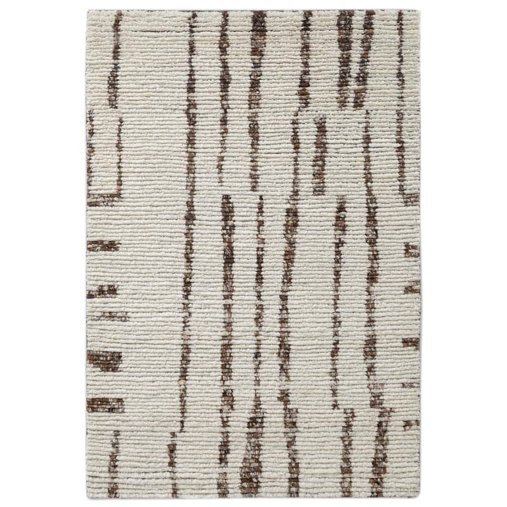 Terra by Obeetee Atlas Peak White Rug