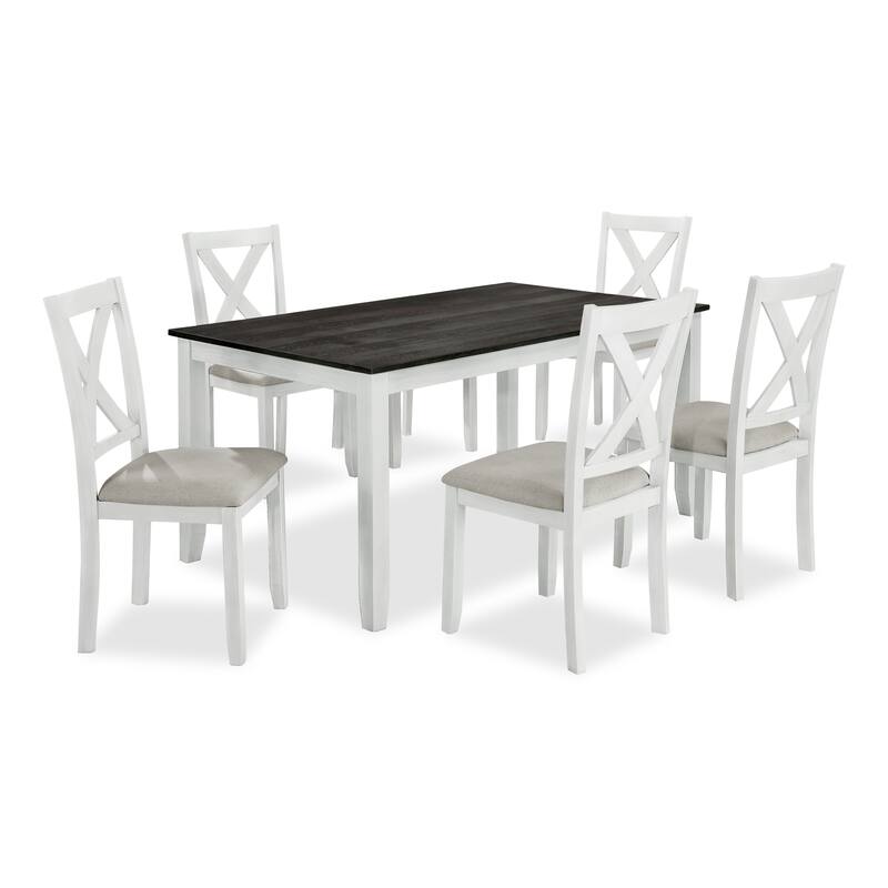 Cleyton Rustic Solid Wood 7-Piece Dining Set by Furniture of America