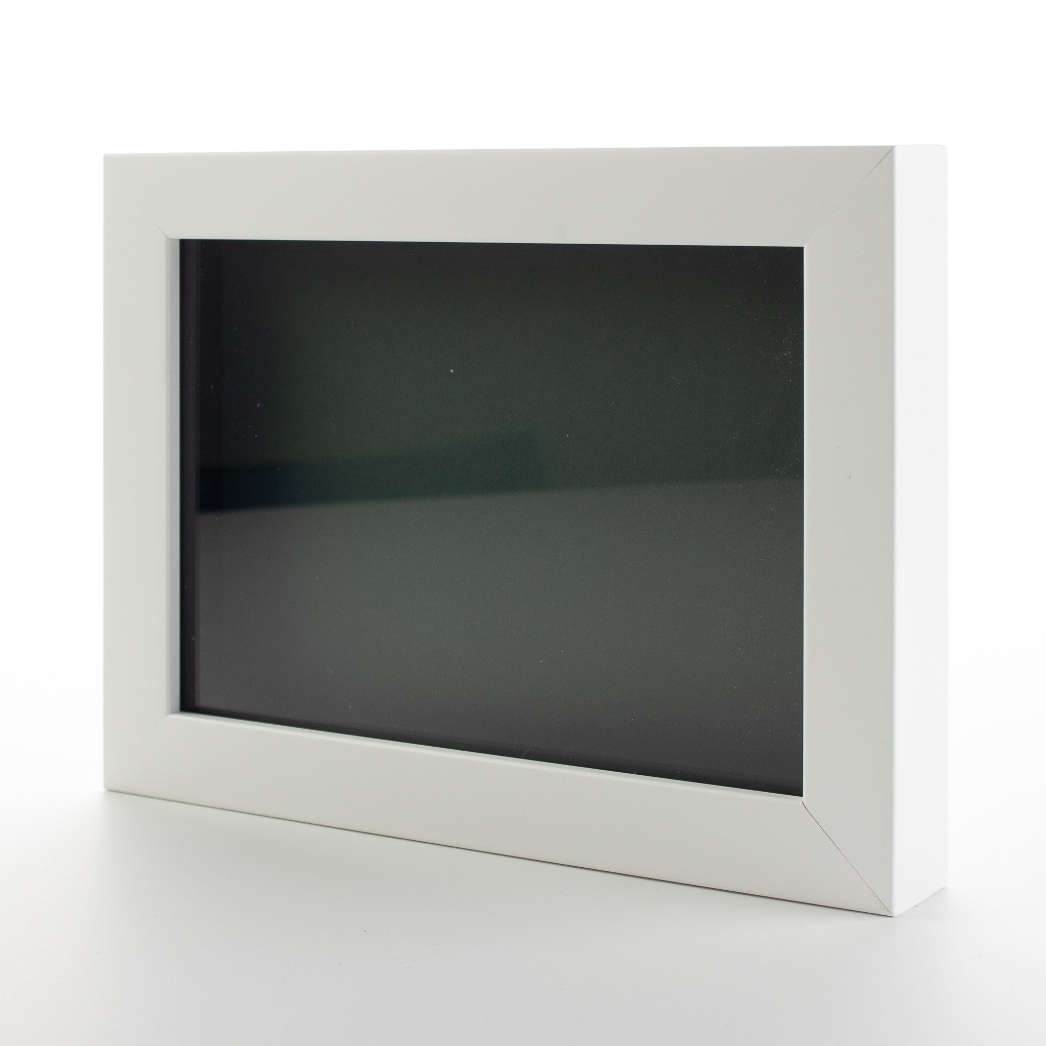CustomPictureFrames.com 8x8 Shadow Box Frame Painted Black Real