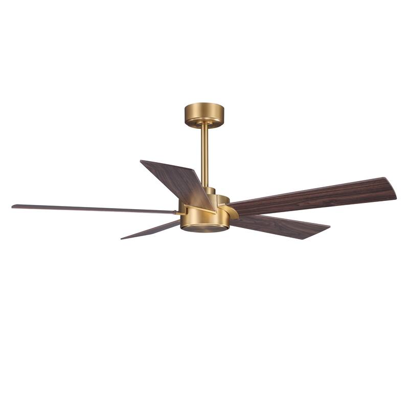 MLiAN 54 inch 5 Blades Indoor Ceiling Fan Remote Control 6-Speed DC - N/A