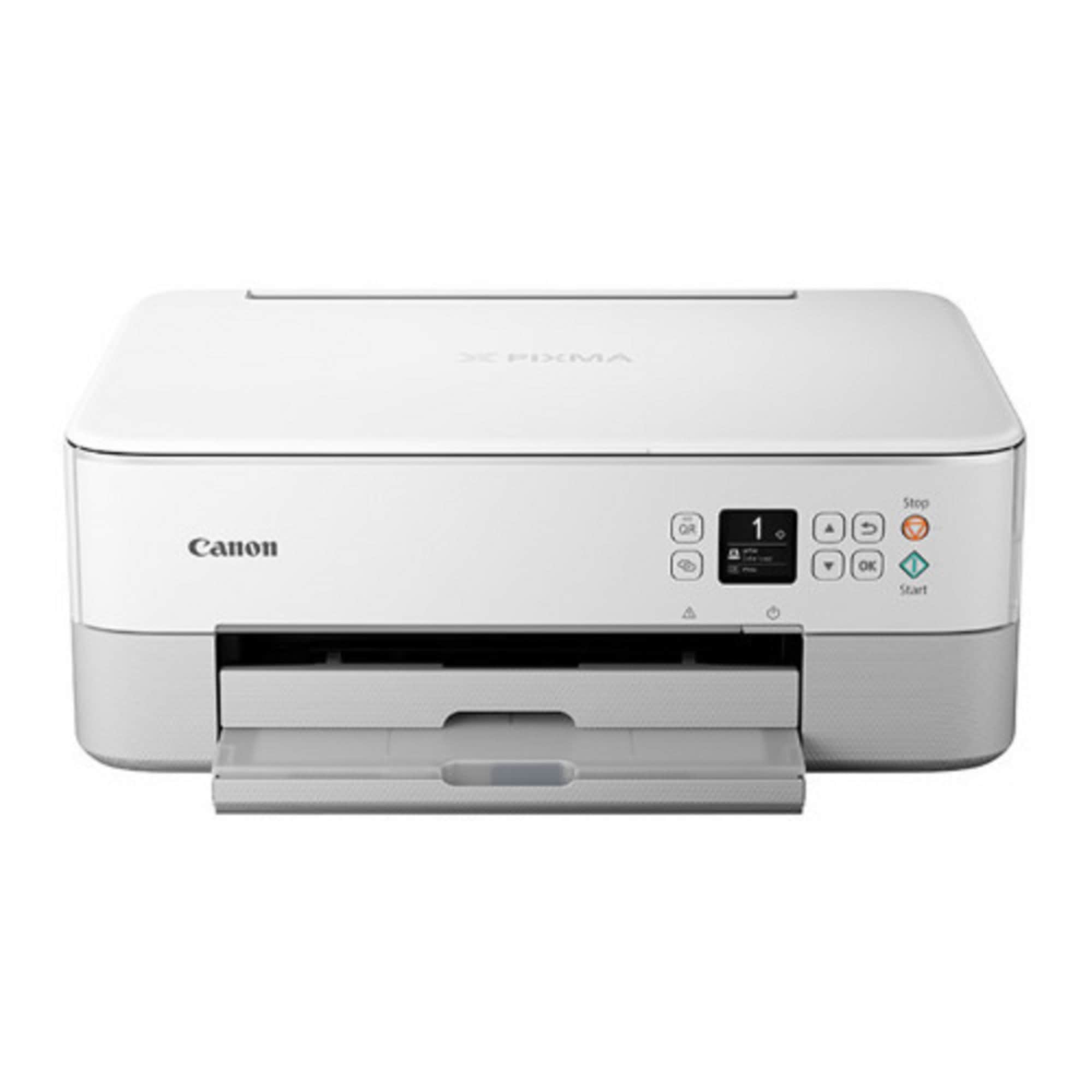 Canon PIXMA TS6420 Wireless Inkjet All-In-One Printer (White) - White