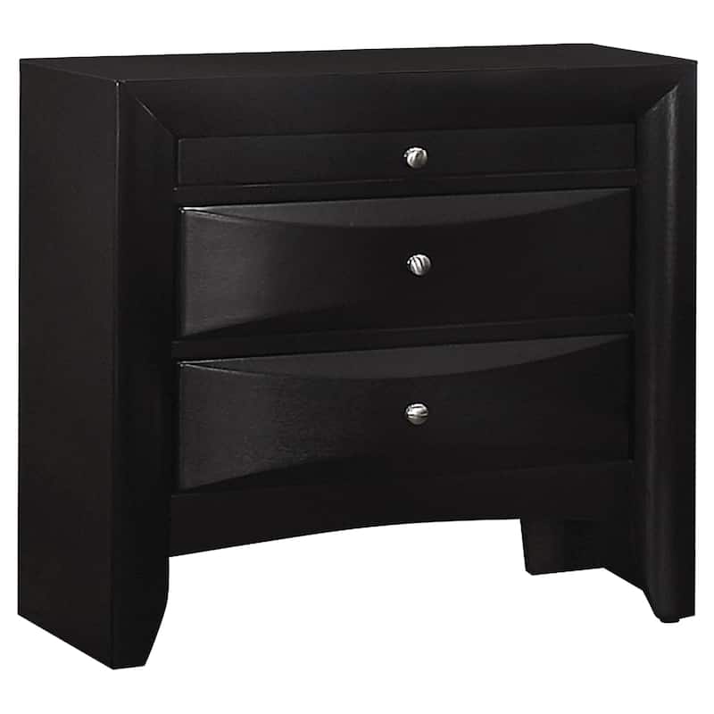 Briana Black Storage Platform Bedroom Set