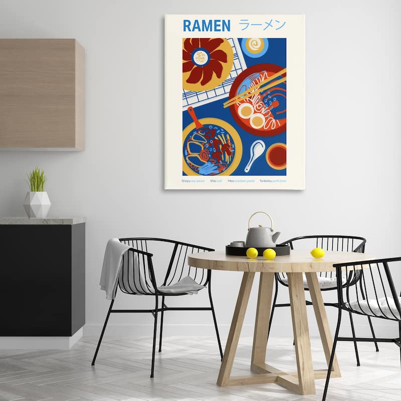 Stupell Ramen Table Placement Canvas Wall Art Design By Victoria Barnes