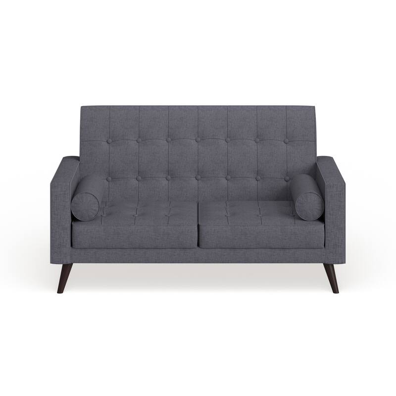 Carson Carrington Rodekro Mid-century Style Fabric Loveseat