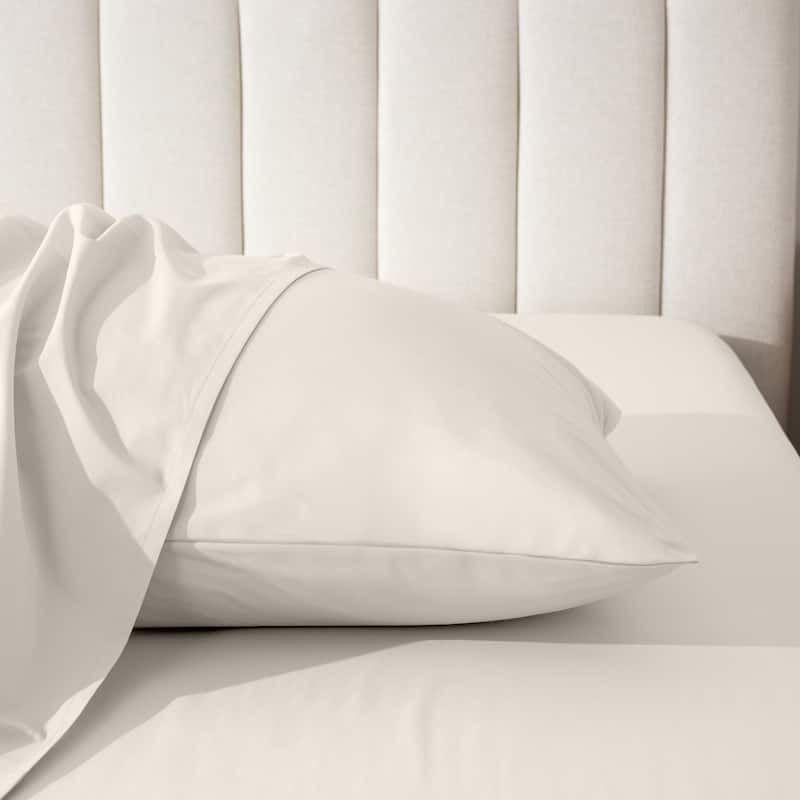 Bare Home Organic Cotton Percale Pillowcase Set (Set of 2)