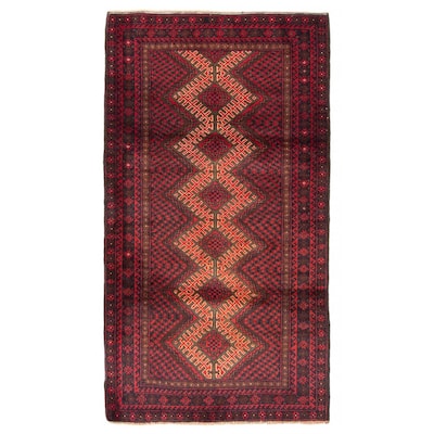Teimani Red Rug 2'8" x 4'11" - 2'8 x 4'11