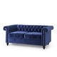 preview thumbnail 18 of 42, Brinkhaven Contemporary Button Tufted Loveseat with Nailhead Trim by Christopher Knight Home