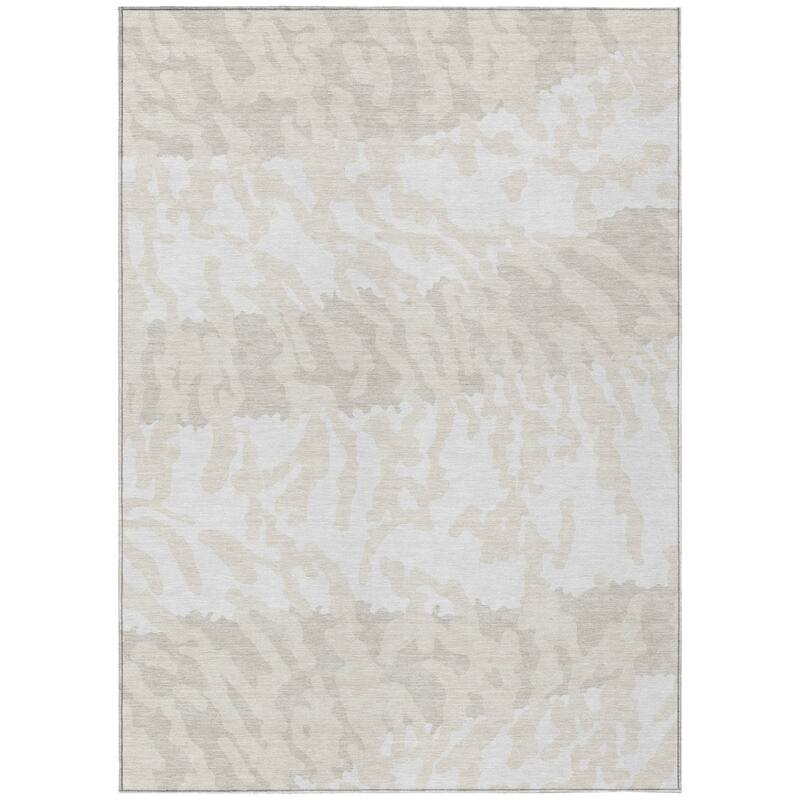 HomeRoots Animal Print Transitional Rectangle Outdoor Rug