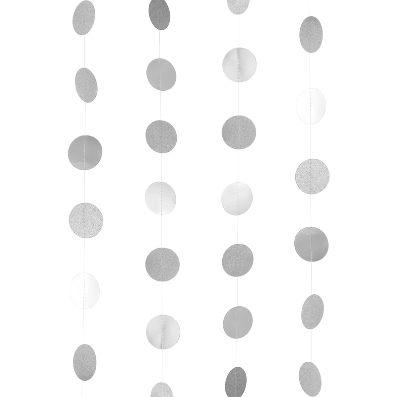 4 Pcs 13 Feet Circle Dots Garland Party Decorations