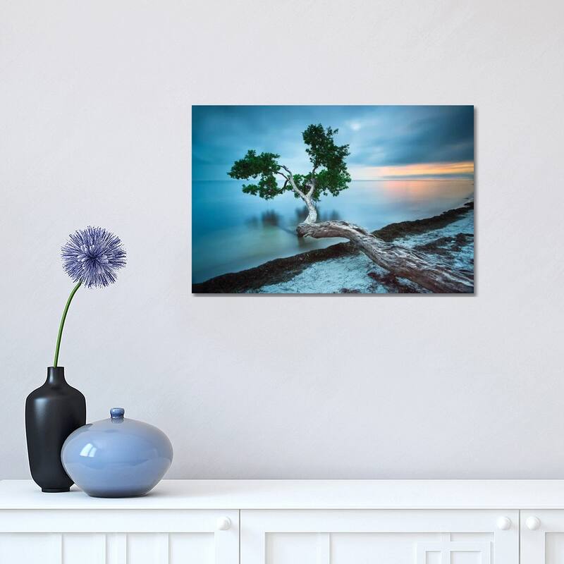 iCanvas "Water Tree 10 Color" by Moises Levy Canvas Print - 12x18x1.5