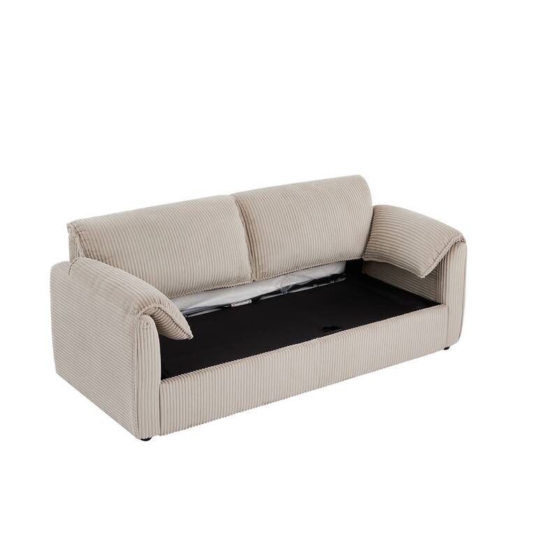 79.13" Multi-Functional Sleeper Pull Out Sofa Bed