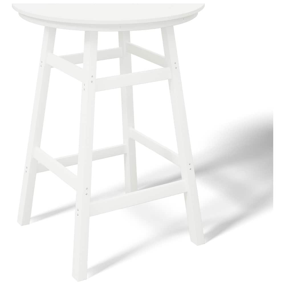 Laguna Hdpe All Weather Outdoor Patio 35" Round Bar Table