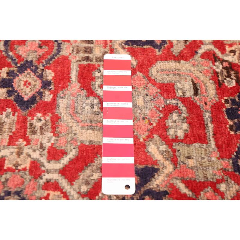 ECARPETGALLERY Hand-knotted Andelz Red Wool Rug - 3'3 x 9'2