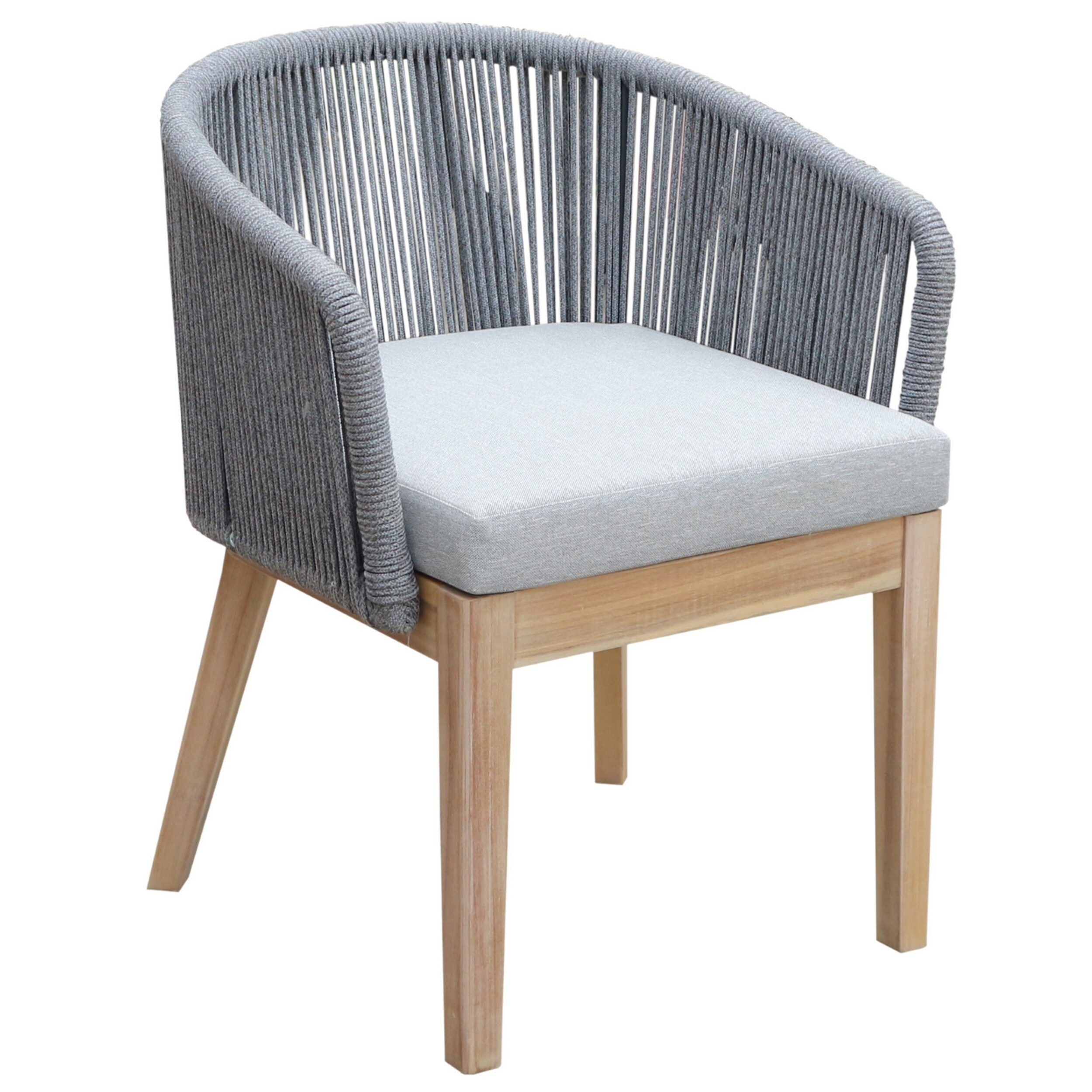 Gray woven dining clearance chairs