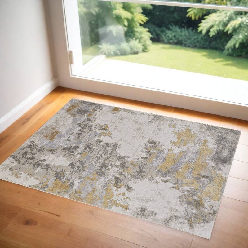 Subtle Patterned Texture Perfect for Busy Homes Area Rug - 2' x 3'