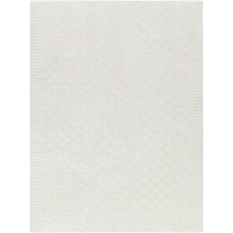 Livabliss Freud Art Deco Checkered Area Rug