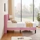 preview thumbnail 6 of 16, Javlergo Set of 2 Twin Size Upholstered Bed Frame With Tufted Headboard, No Box Spring Needed