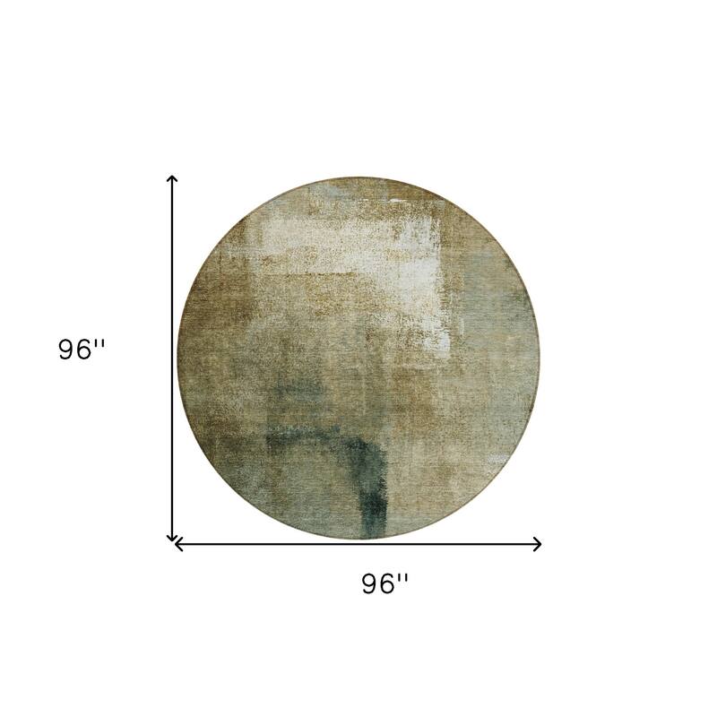 HomeRoots Abstract Transitional Rectangle Outdoor Rug