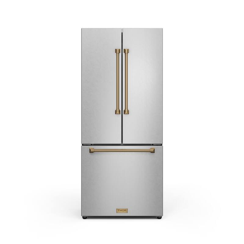 Thor Kitchen RF3017FFD Gordon Ramsay 30" Wide 17.5 Cu. Ft. Energy Star - Stainless Steel / Bronze Accents