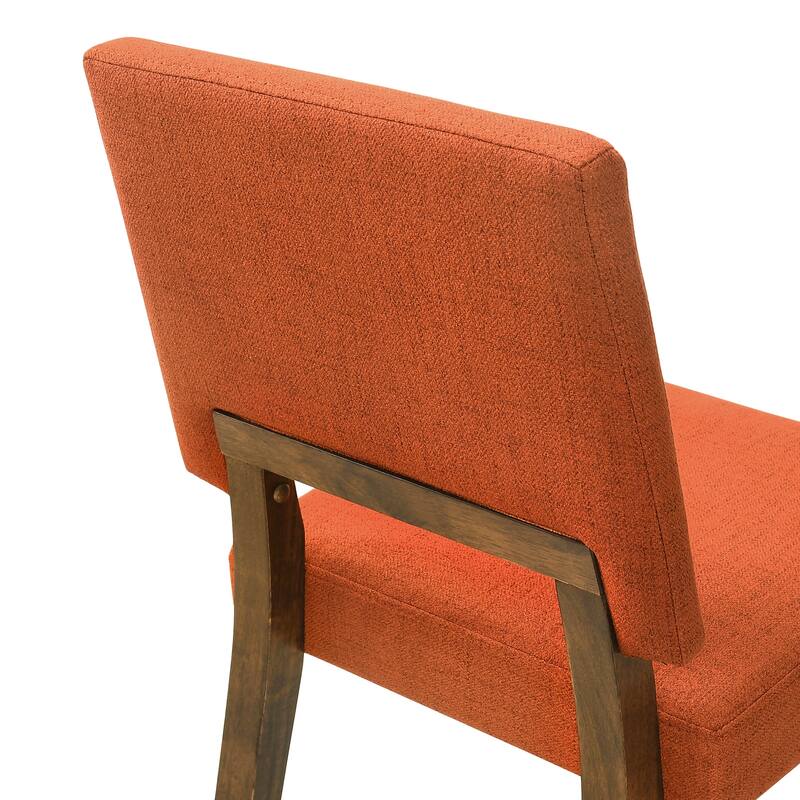 Channell Mid-Century Modern Upholstered Wood Dining Chairs - Set of 2/4/6
