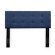 preview thumbnail 9 of 13, Mid-Rise Fabric Upholstered Panel Headboard