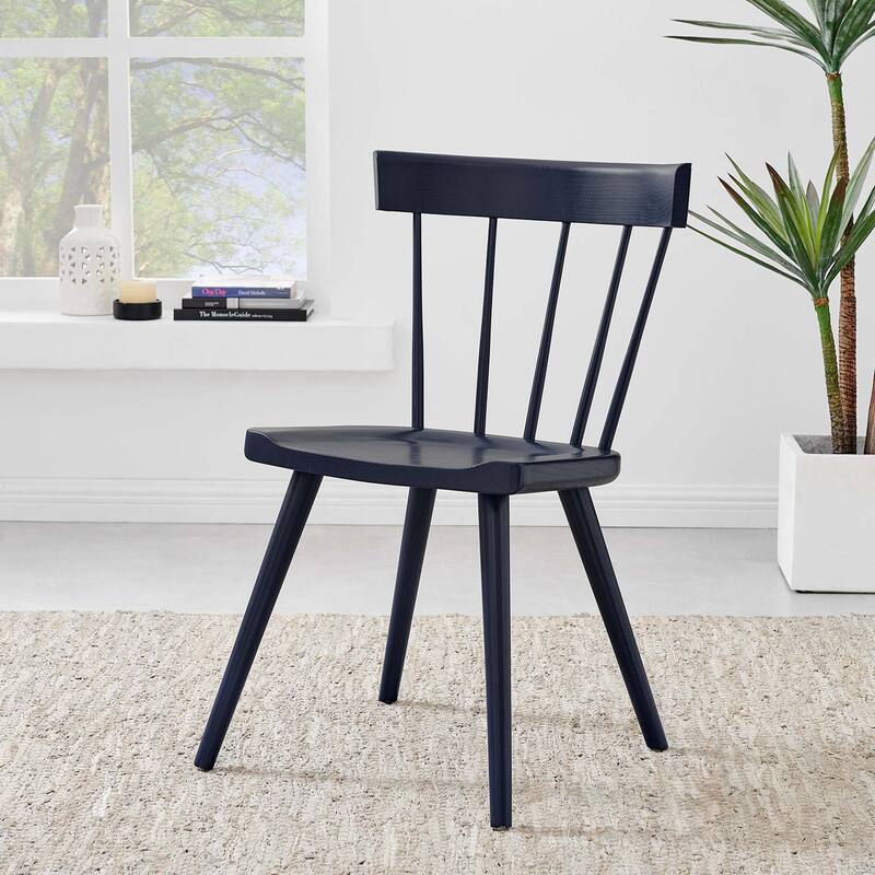 Sutter Wood Dining Side Chair - Blue