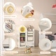 preview thumbnail 11 of 9, Multipurpose Toy Chest and Bookshelf with Mobile Trolley for Bedroom - 34" x 15" x 47"