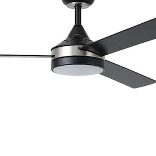 EGLO Pierport 52" 3-Blade Fan with LED Light & Wall Control