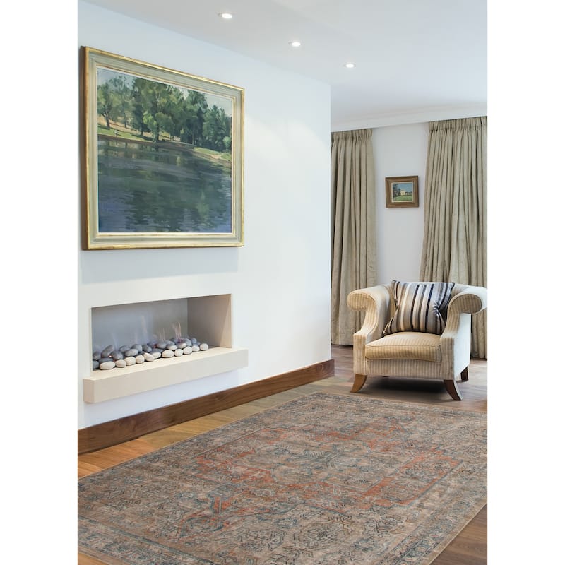 ECARPETGALLERY Bahama Heriz Transitional Rug