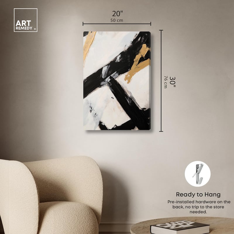 Dichotomy II Canvas by Art Remedy, Gallery Wrapped