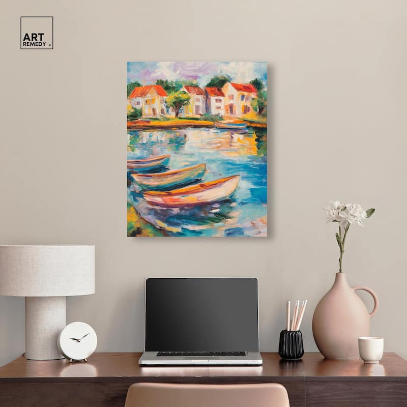 Bayside Calm II Canvas by Art Remedy, Gallery Wrapped