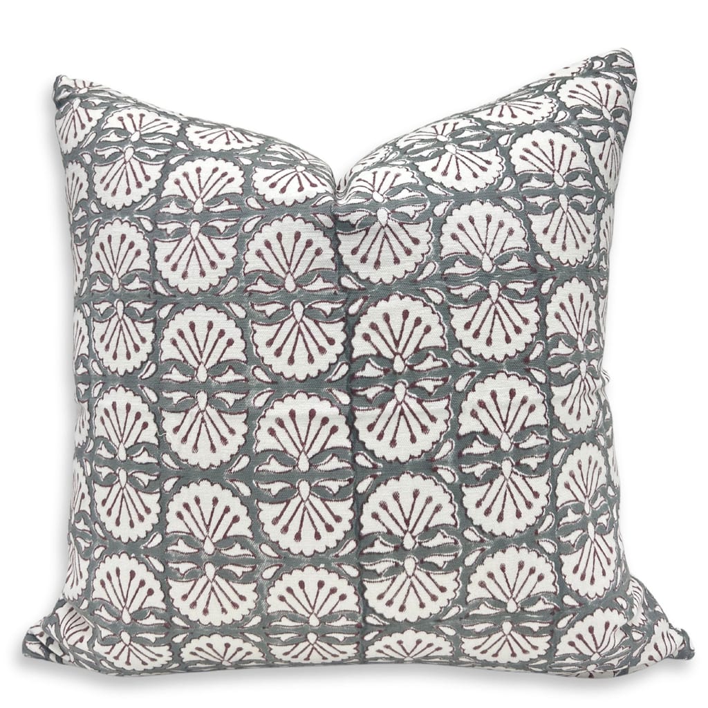 Fabdivine Cotton Farmhouse Block print pillow Cover