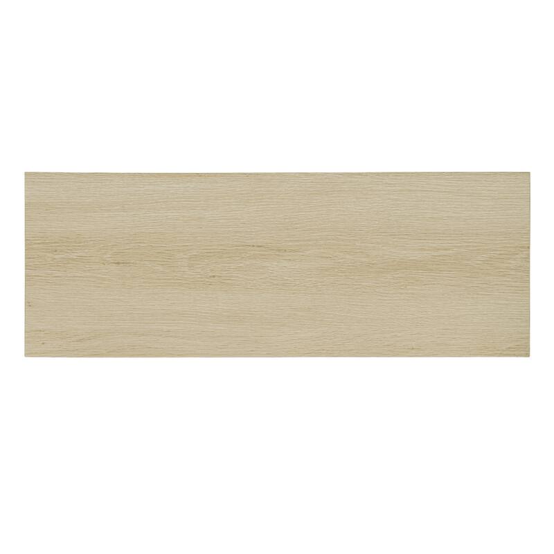 GDFStudio - Natural Rattan Modern Shoe Storage Cabinet with 3 Doors