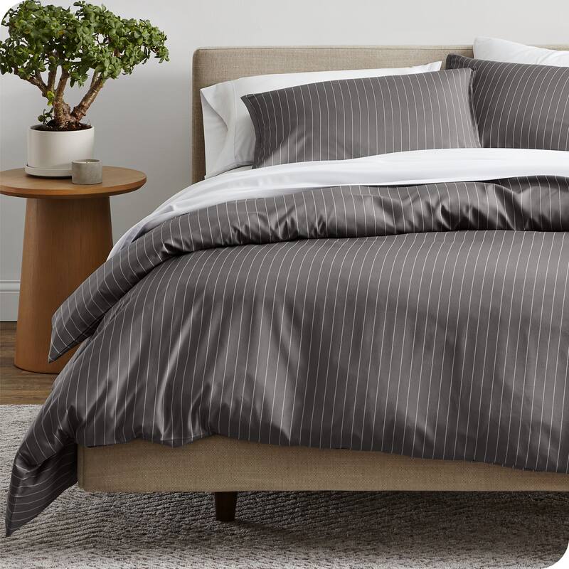 Bare Home Soft Hypoallergenic Microfiber Duvet Cover and Sham Set