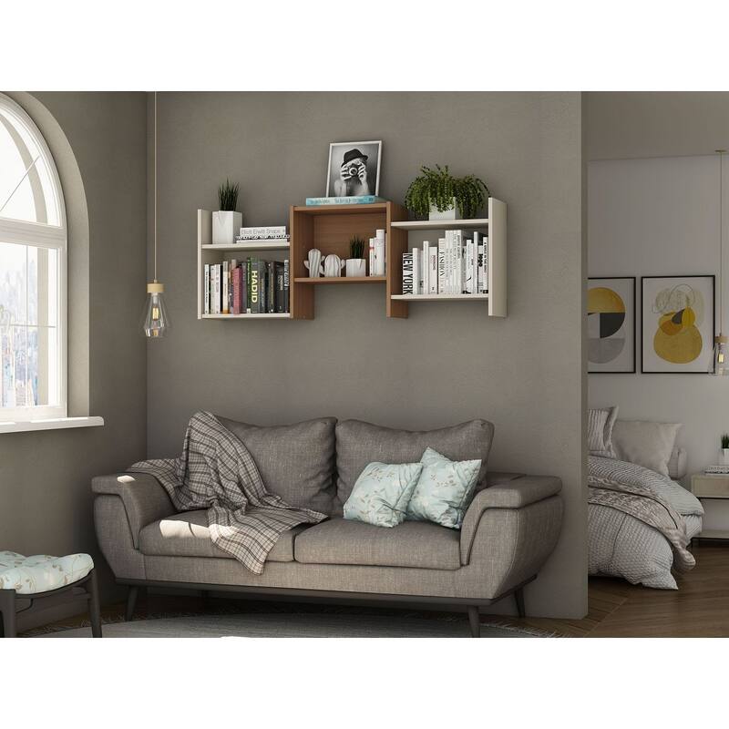 Hampton Zig-Zag Wall Decor Shelves