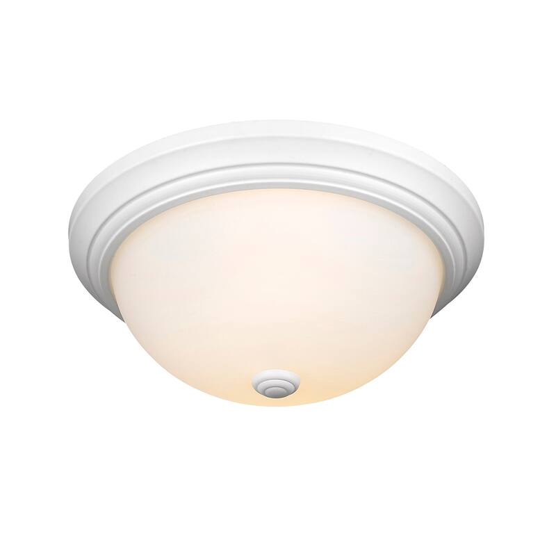 Millennium Lighting Metal Flush Mount Ceiling Fixture in Multiple Finishes - N/A - White