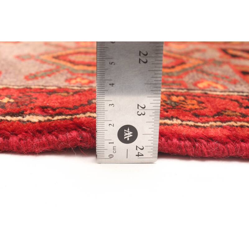 ECARPETGALLERY Hand-knotted Andelz Red Wool Rug - 4'1 x 7'0