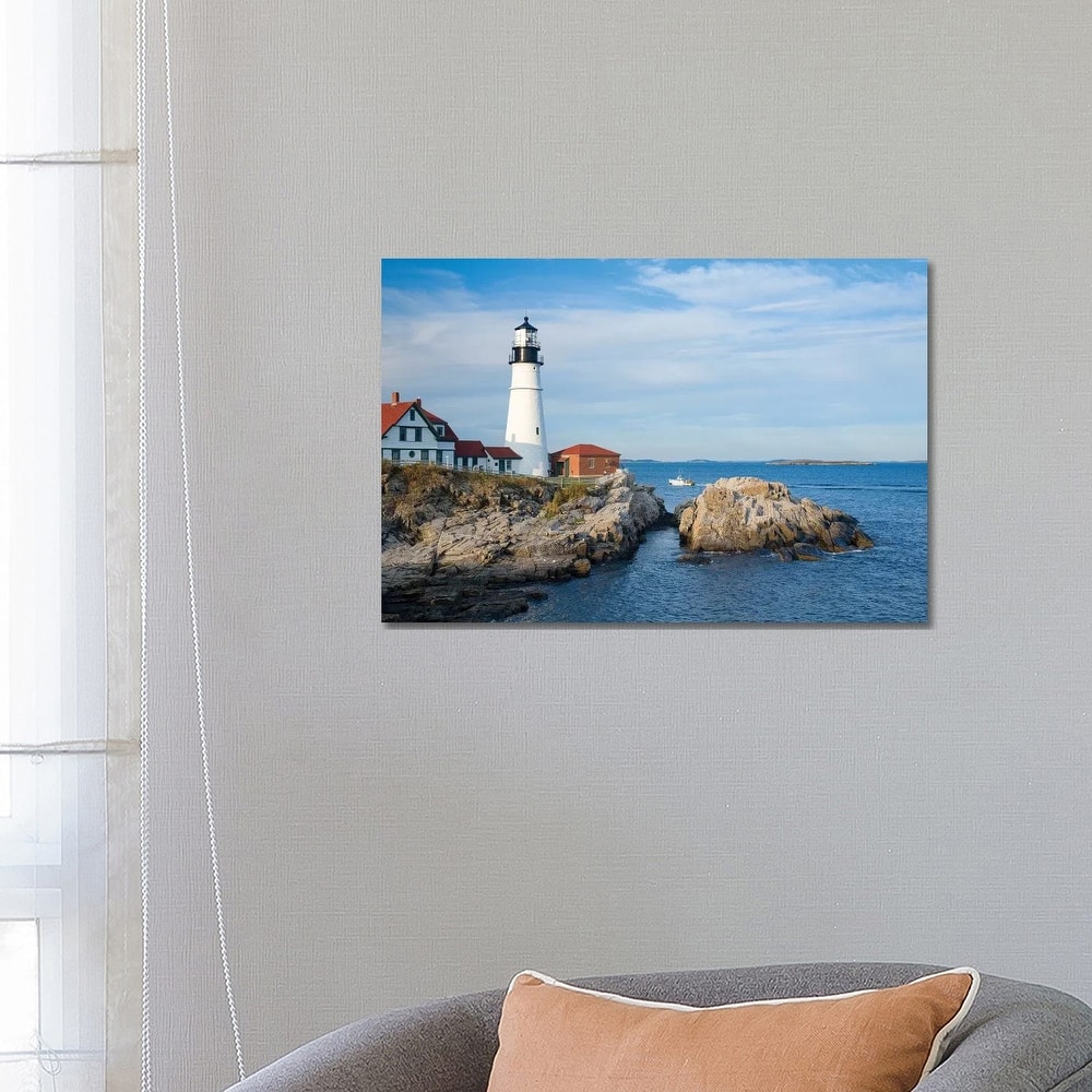 iCanvas "Portland Head Lighthouse, Maine, New England, USA" by Gareth McCormack Canvas Print