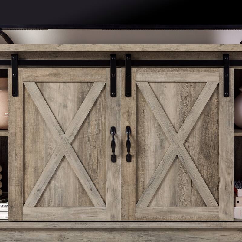 Middlebrook Wind Gap 58-inch Sliding Barn Door TV Stand