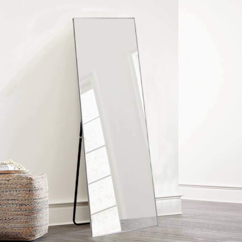Modern Large Aluminum Alloy Full-Length Mirror With Standing