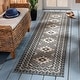 preview thumbnail 42 of 79, SAFAVIEH Veranda Eyvor Indoor/ Outdoor Waterproof Patio Backyard Rug 2'3" x 10' Runner - Ivory/Charcoal