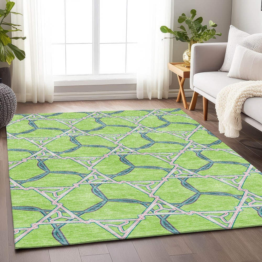 Premium Washable Super Soft Modern Tangle Mayfield Rug