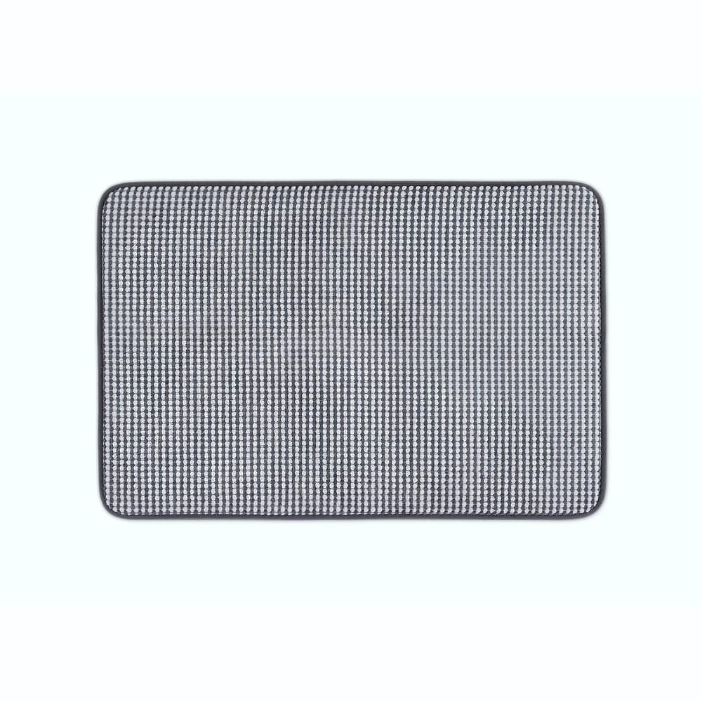 Vellux Bliss Memory Foam Bath Rug Plush, Non-Skid, Popcorn Texture