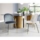 preview thumbnail 164 of 176, Homy Casa Mid-Century Modern Fabric Dining Chairs (Set of 2)