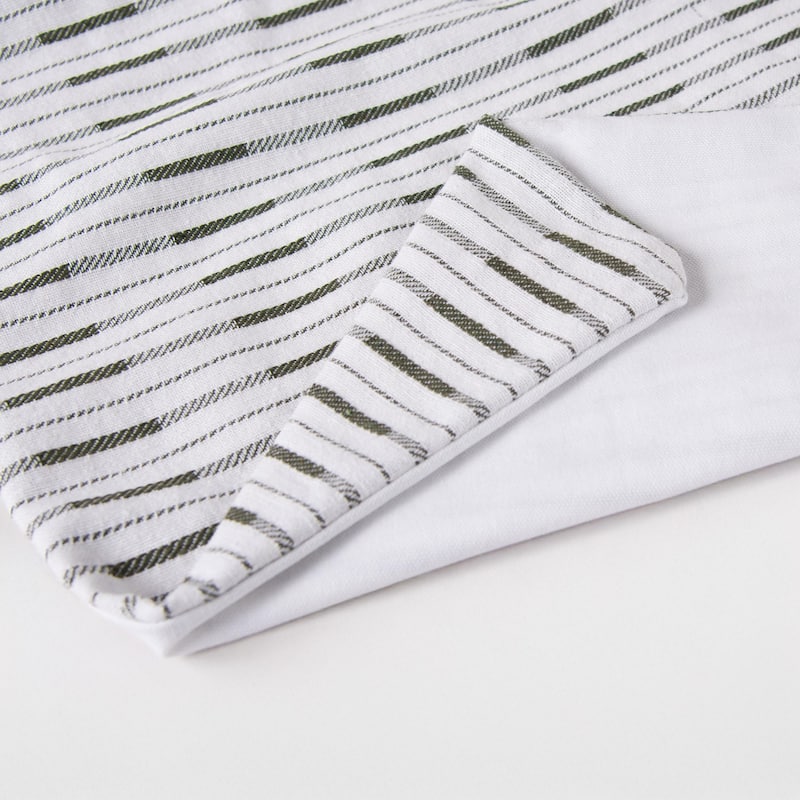 Rizzy Home Variegated Stripe Woven Throw Pillow