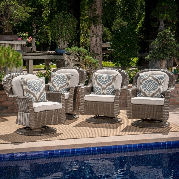 Swivel club chairs outdoor outlet