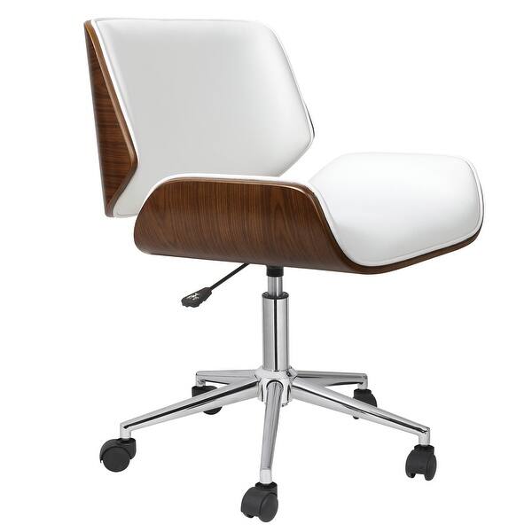 Shop Carson Carrington Herning Wood And Faux Leather Office Chair Overstock 20543717