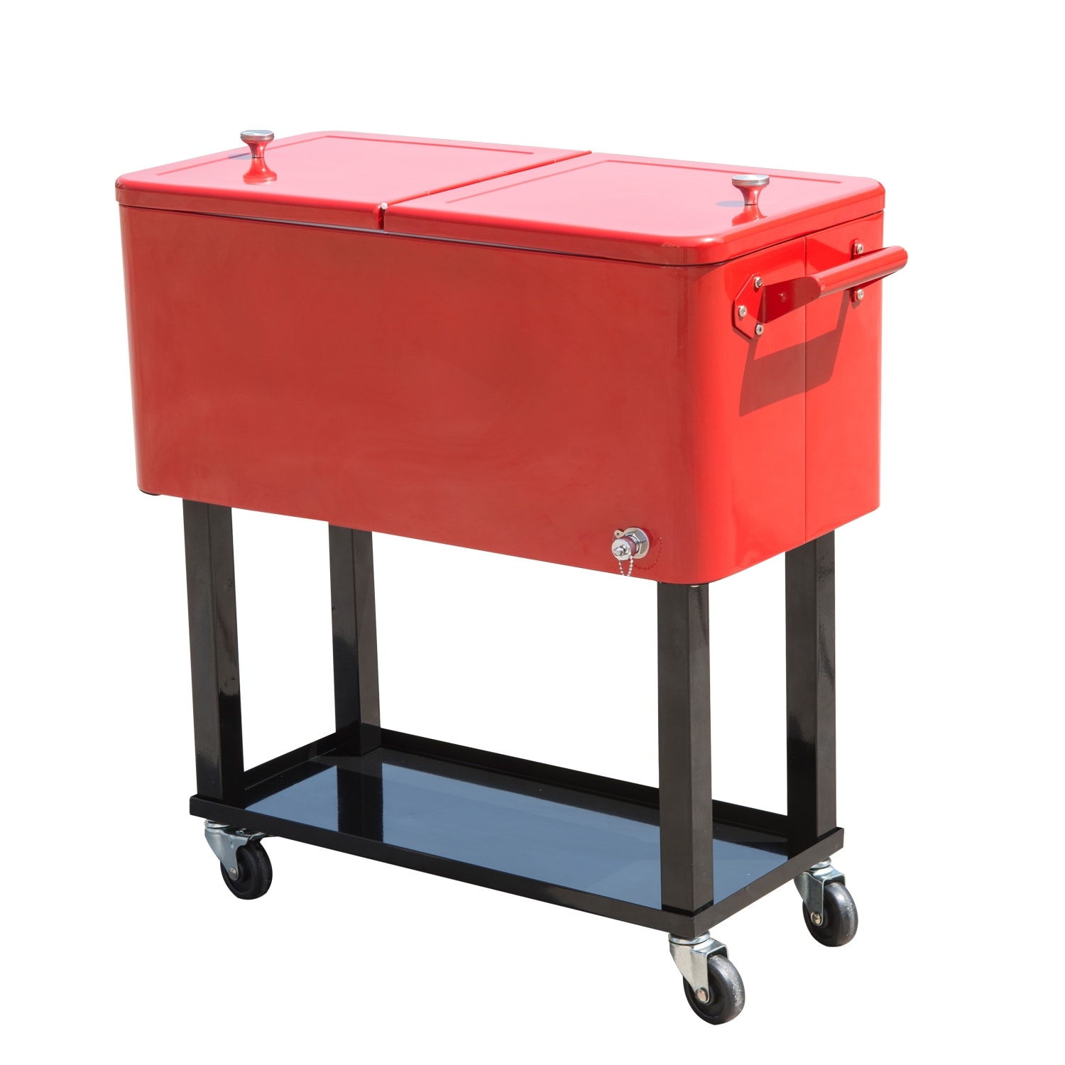 Portable sales patio cooler